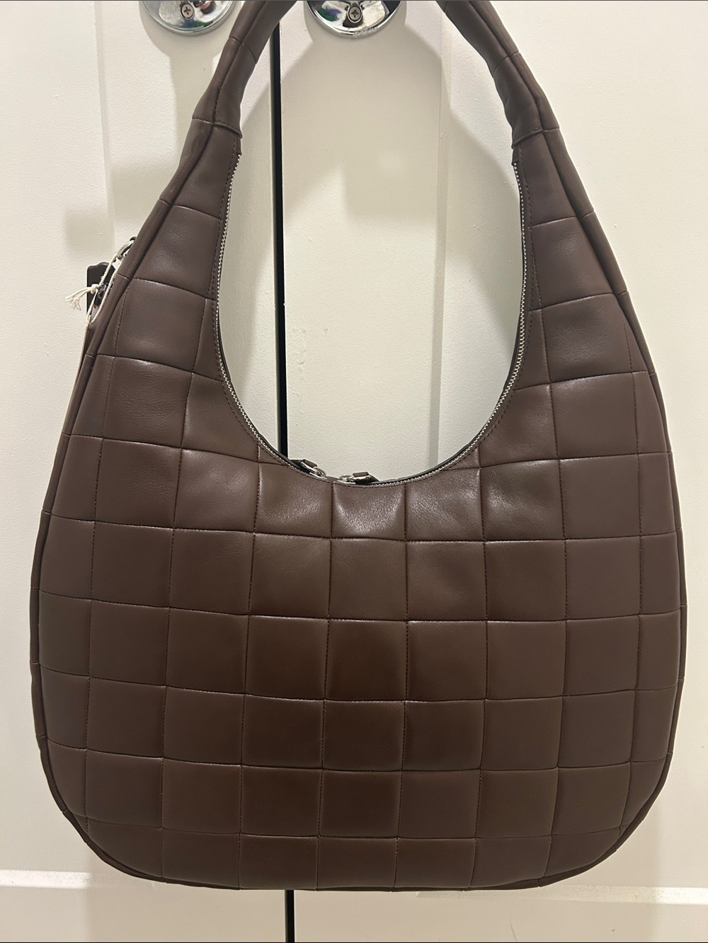 Coach (NWT) Alter/Ego Large Crescent Shoulder Bag in Maple